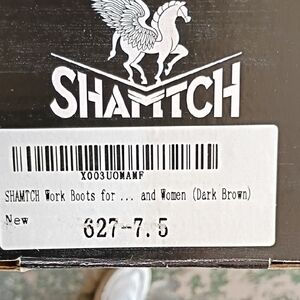 Shamtch Dark Brown Work Boots